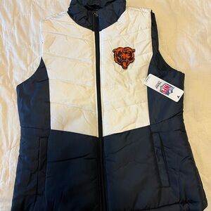 Women’s NFL Chicago Bears Puffer Vest L-XL-XXL